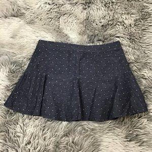 CRB | Girl's Skort | Denim | Silver | Dots | XLarge